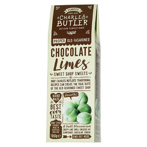 Charles Butler Chocolate Limes Sweets 190G product image