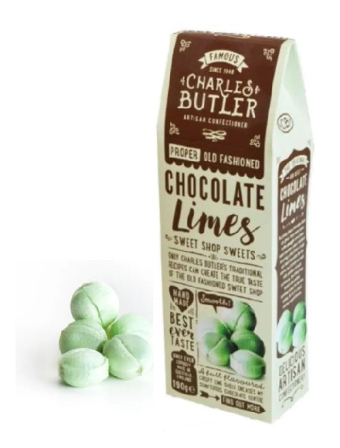 Charles Butler Chocolate Limes Sweets 190G