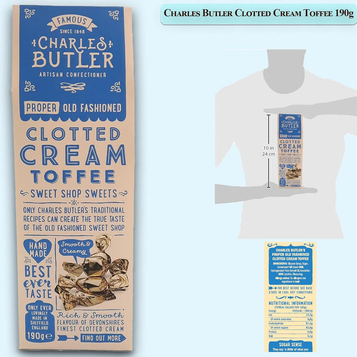 Charles Butler Clotted Cream Toffee 190g