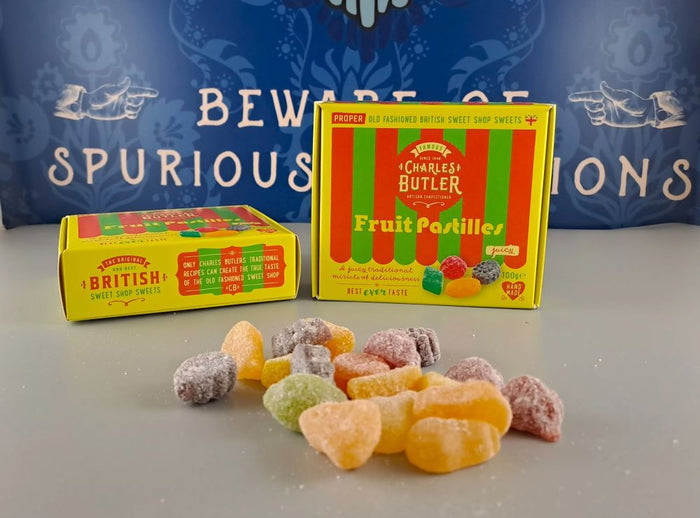 Charles Butler Fruit Pastilles Sweets 100g