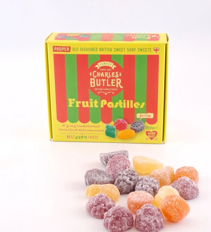 Charles Butler Fruit Pastilles Sweets 100g