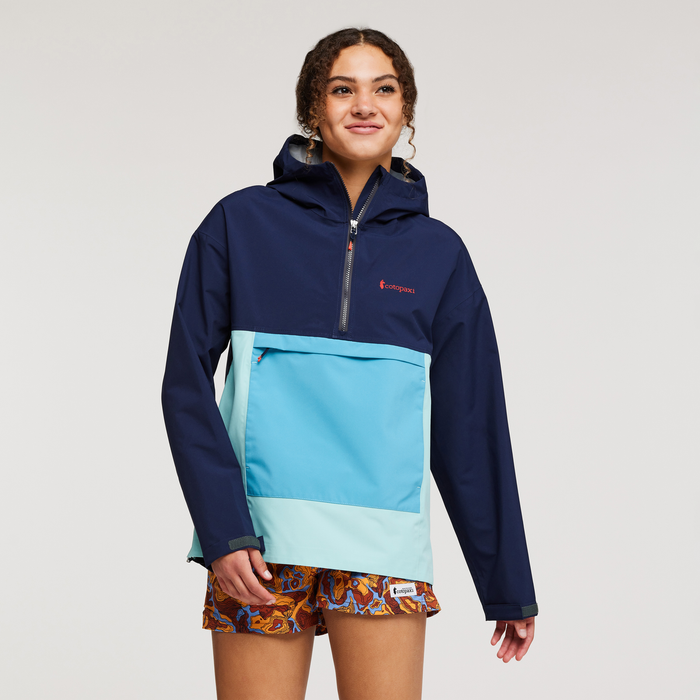 Cielo Rain Anorak - Women's, Maritime/Sea Glass, Model London