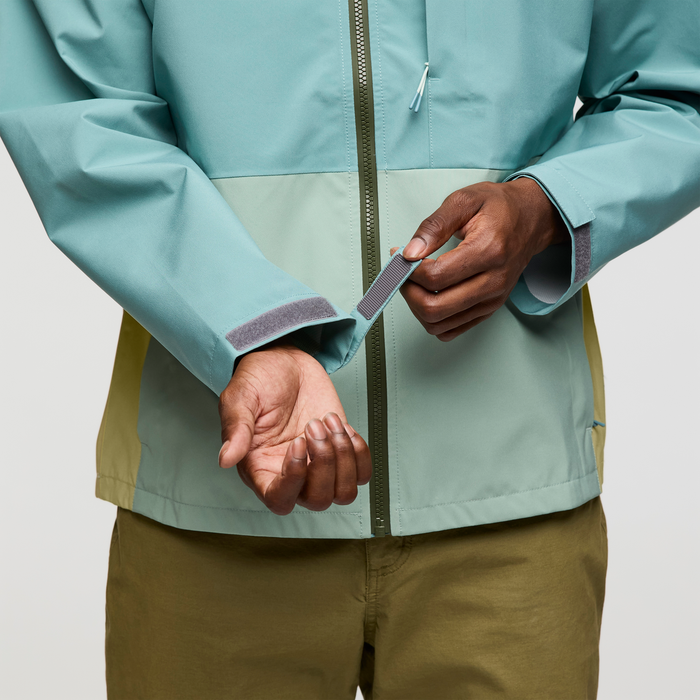 Cielo Rain Jacket - Men's, Bluegrass/Silver Leaf, Model Nicolas