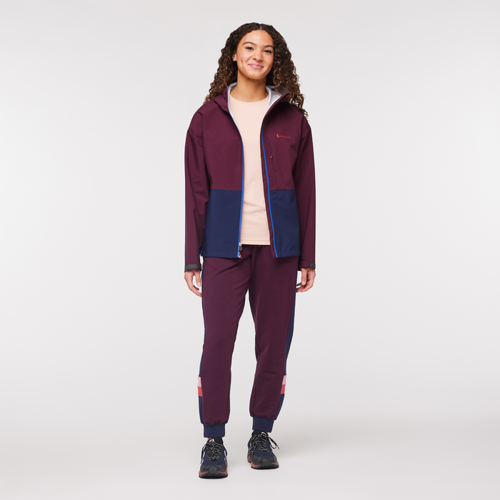 Cielo Rain Jacket - Women's, Wine, Model London