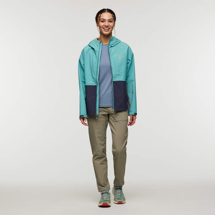 Cielo Rain Jacket - Women's, Coastal/Graphite, Model London