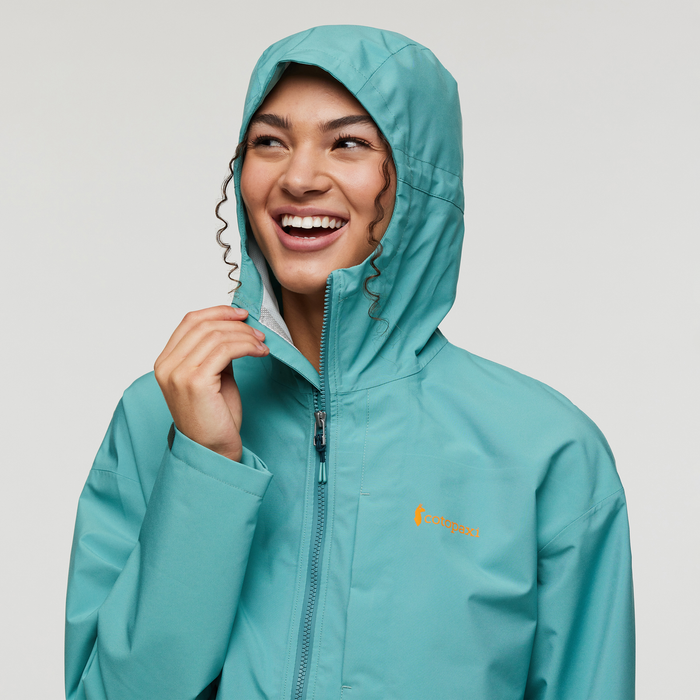 Cielo Rain Jacket - Women's, Coastal/Graphite, Model London