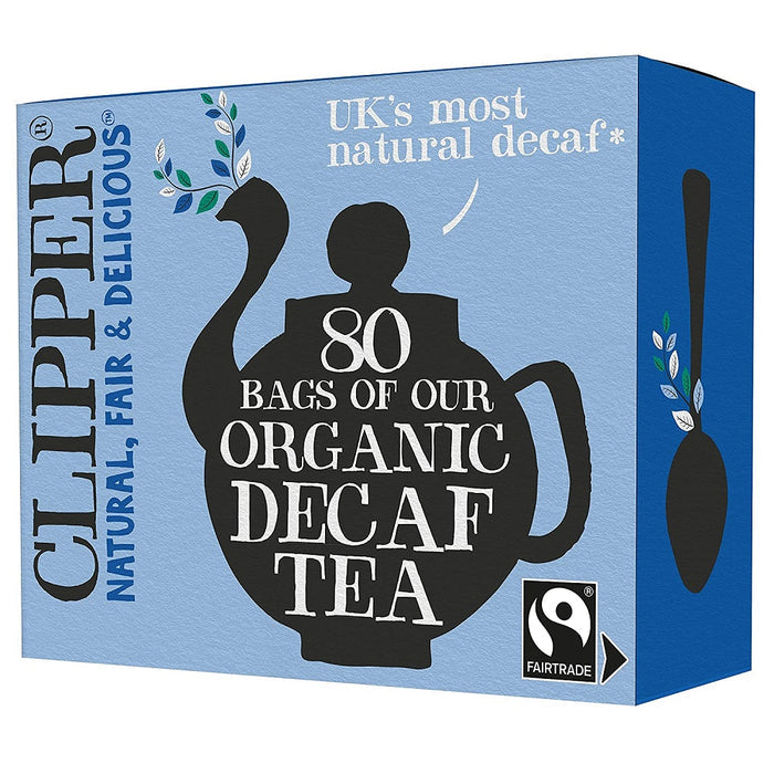 Clipper Tea Organic Fairtrade Decaf Tea - 80 Unbleached Teabags product image