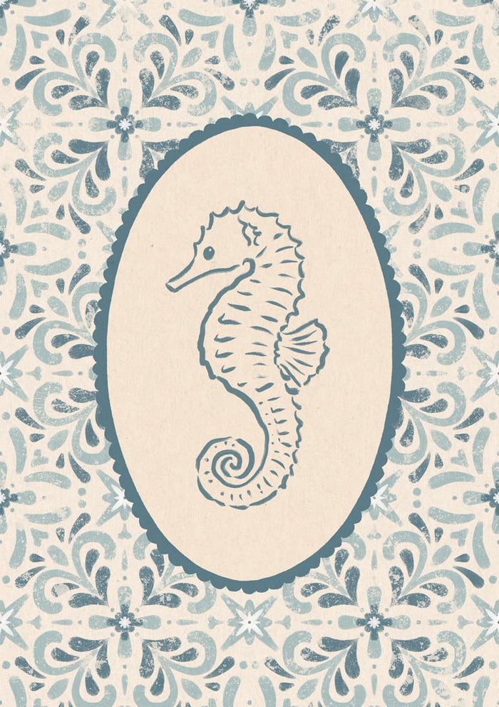 Coastal Seahorse Medallion - Katarzyna Gąsiorowska