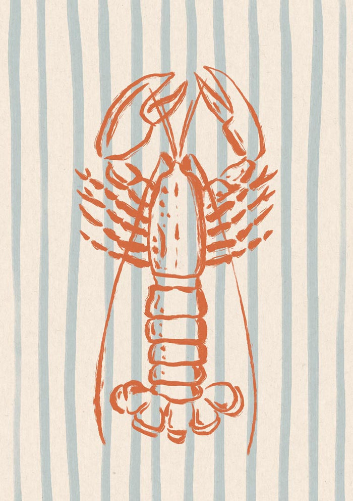 Coastal Striped Lobster - Katarzyna Gąsiorowska