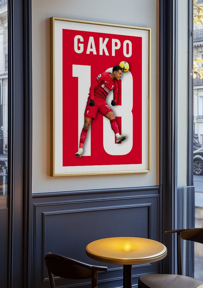 Cody Gakpo- Liverpool Football Poster