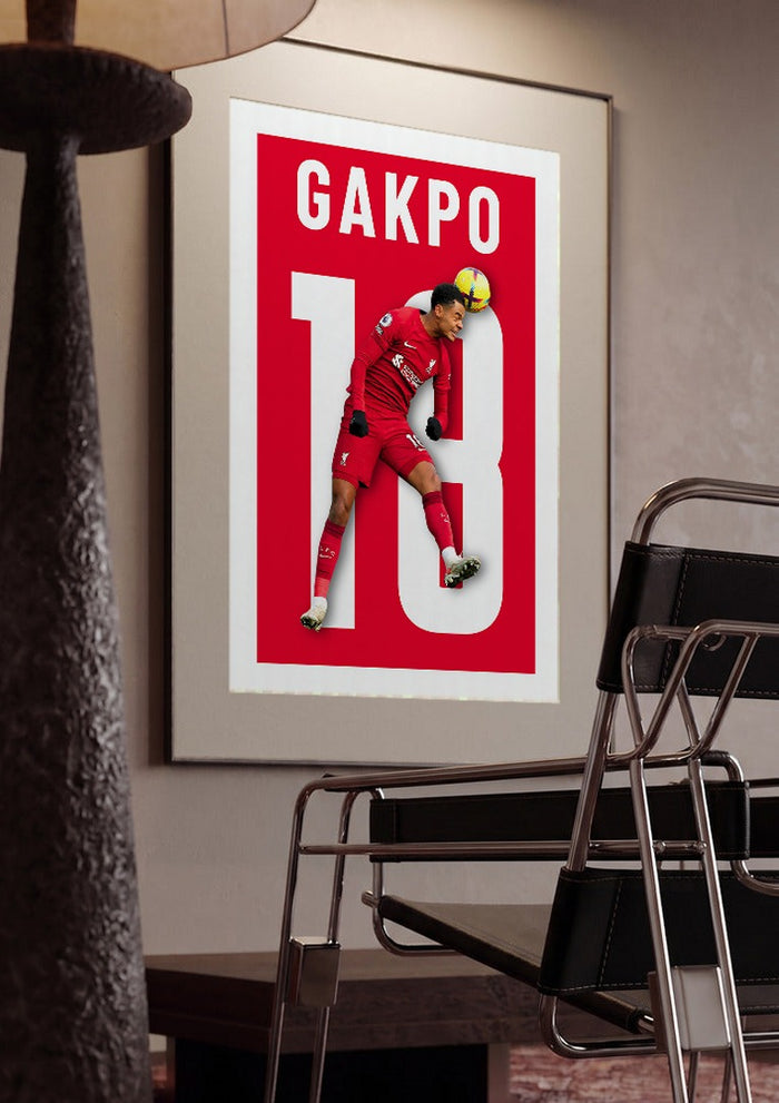 Cody Gakpo- Liverpool Football Poster