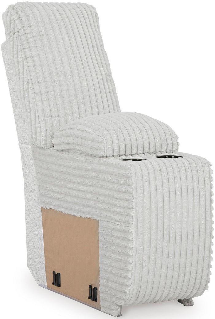 CORSICA Alloy Corduroy 13" Wide Storage Console