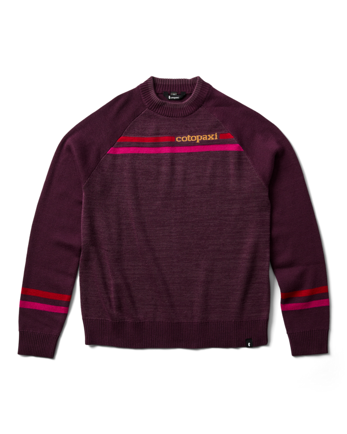 Cotopaxi Crew Sweater - Women's, Mystic/Acai, Model Tiff
