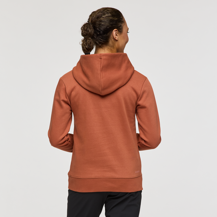Cotopaxi Llama Pullover Hoodie - Women's, Faded Brick, Model London