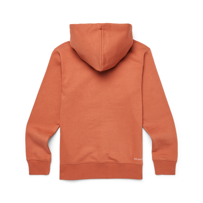 Cotopaxi Llama Pullover Hoodie, Faded Brick, Detail