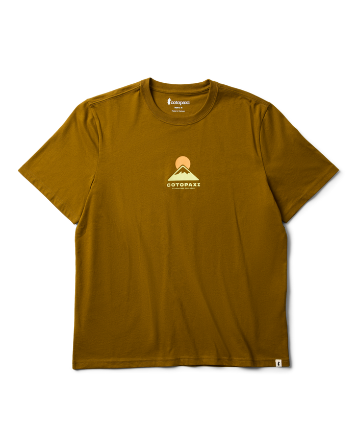 Cotopaxi Mountain T-Shirt - Men's, Log Cabin, Model Luke