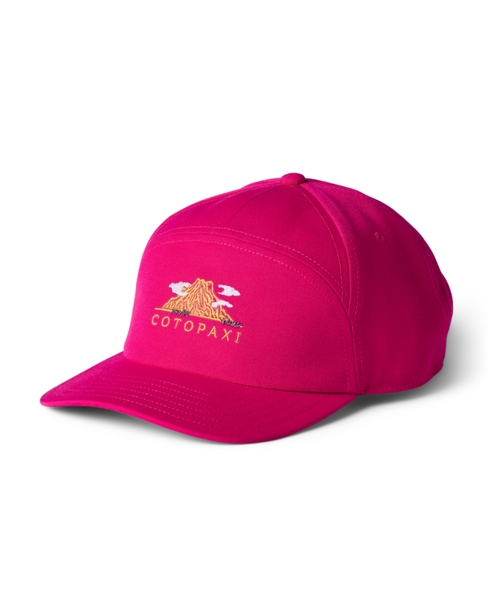 Cotopaxi Volcano 7-Panel Hat, Pitaya, Detail
