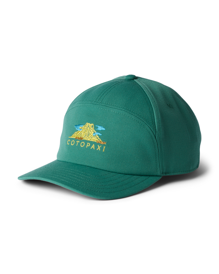 Cotopaxi Volcano 7-Panel Hat, Juniper, Detail