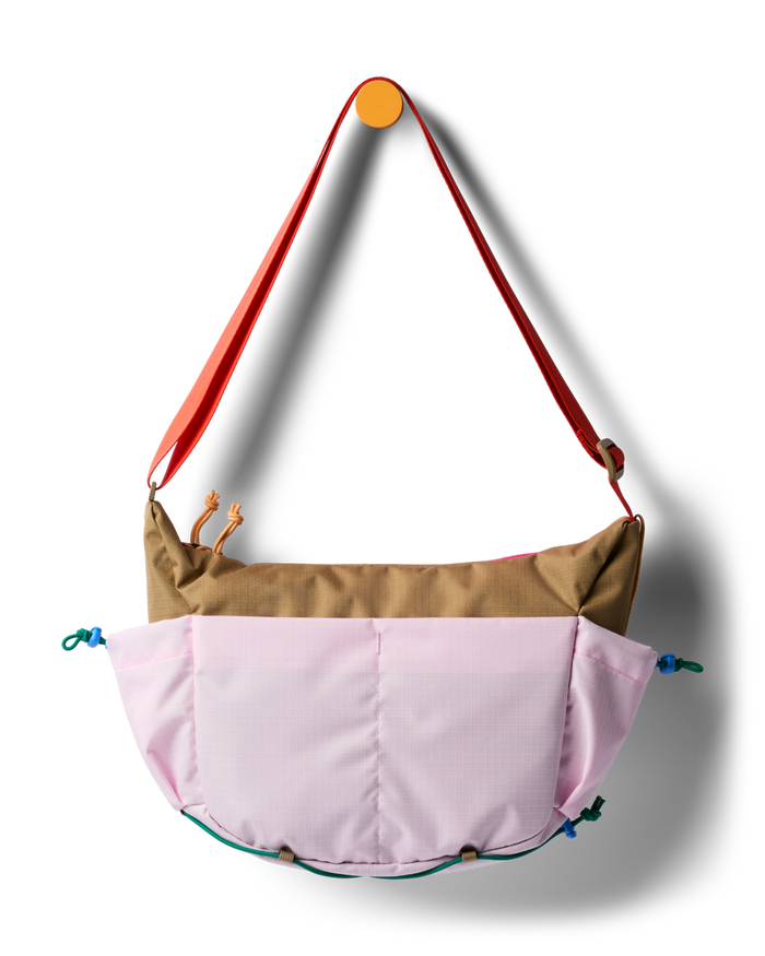 Cotopaxi X Free People 9L Shoulder Bag, Ginger/Powder Pink, Detail