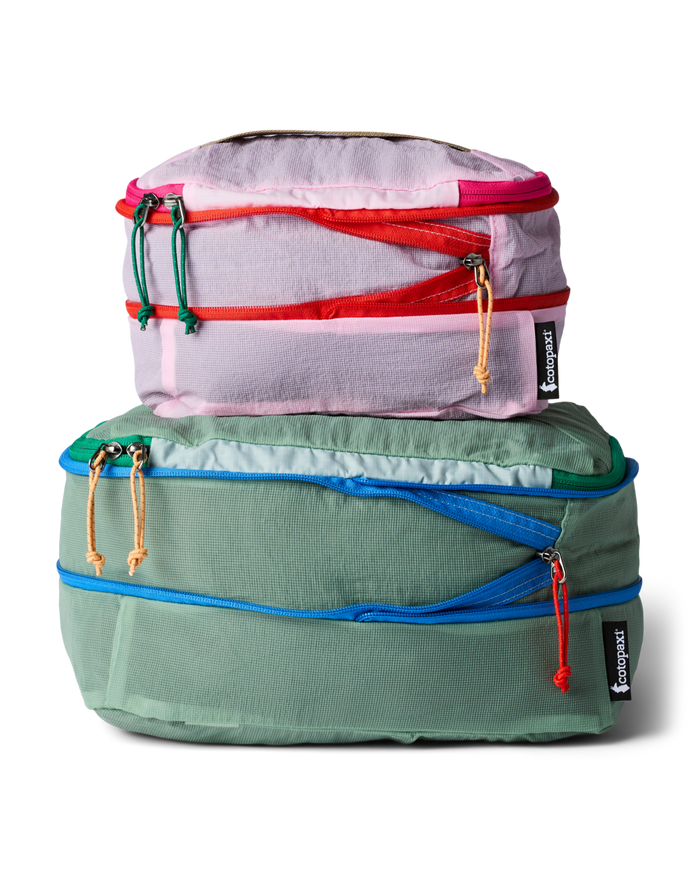 Cotopaxi X FP Movement Expandable Cubo Bundle, Powder Pink/Sterline Blue