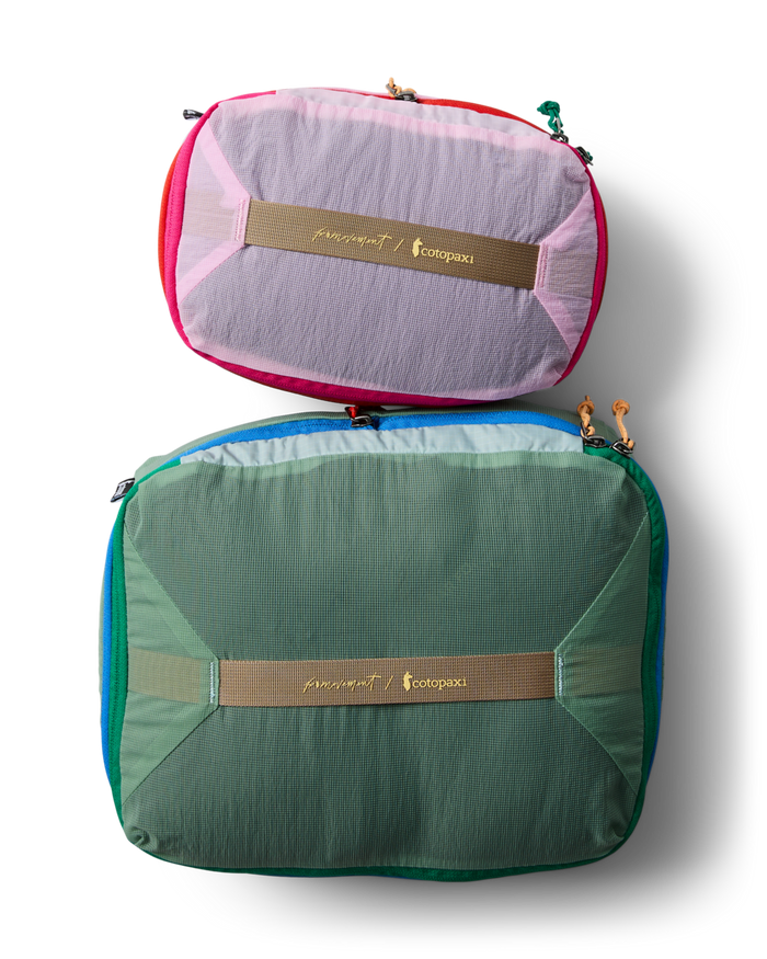 Cotopaxi X FP Movement Expandable Cubo Bundle, Powder Pink/Sterline Blue