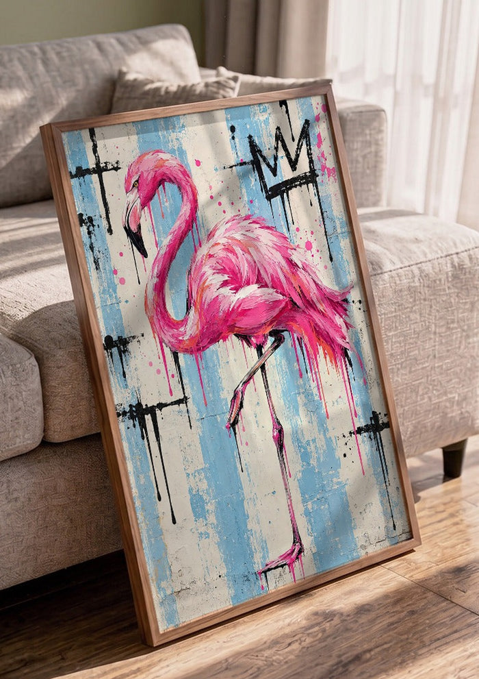 Crowned Flamingo - Matthews Gallerie