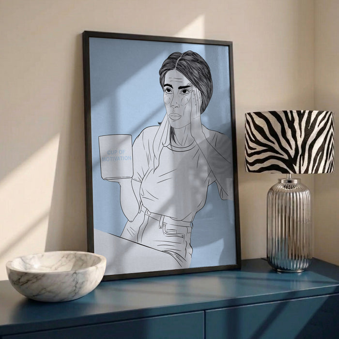 Cup of Motivation by Lisen Vennesland in interior setting