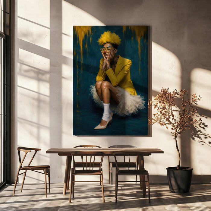 Curtain Call by Martin Zen in interior setting