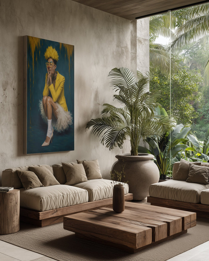 Curtain Call by Martin Zen in interior setting