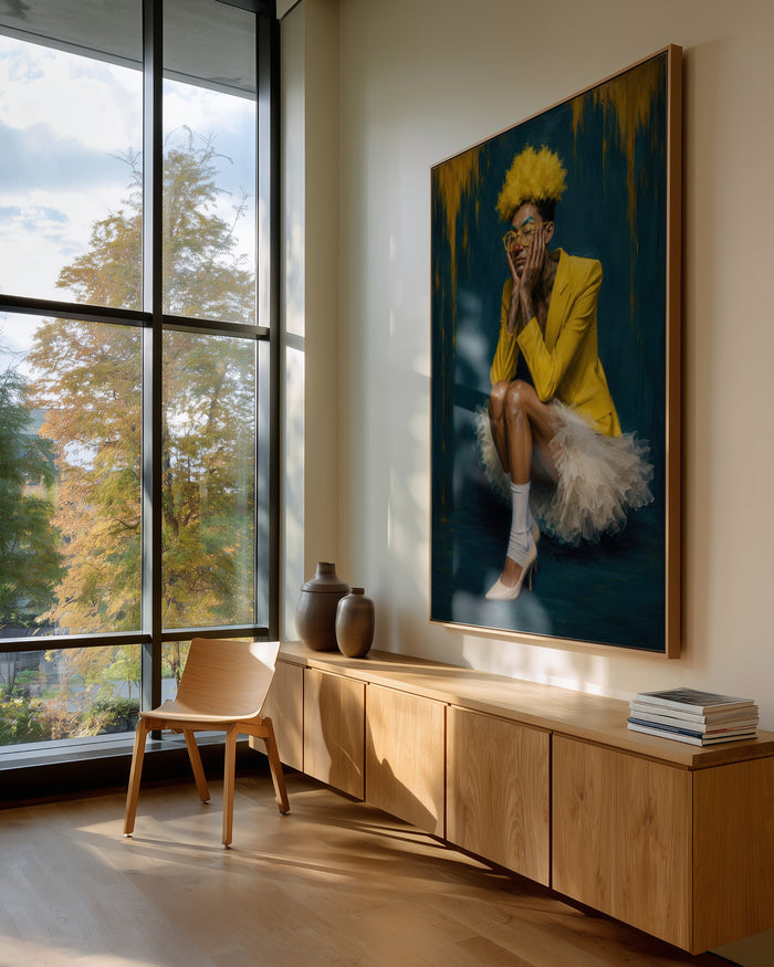 Curtain Call by Martin Zen in interior setting