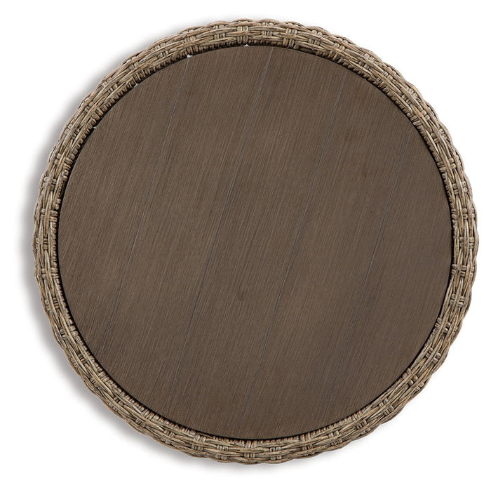 Danson - Round End Table - Beige