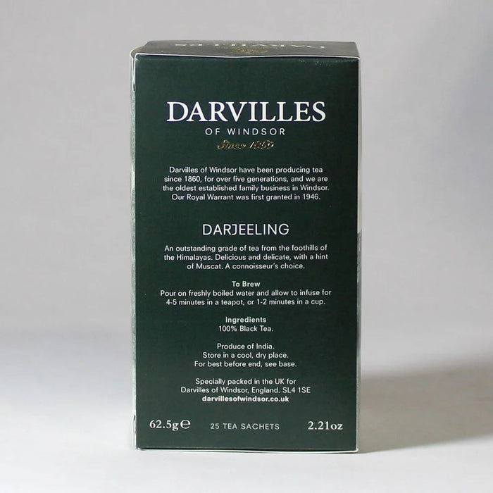 Darvilles of Windsor Tea - Darjeeling Blend (25 Tea Bags) 62.5g