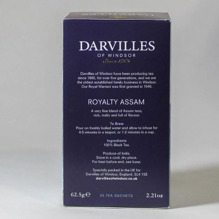 Darvilles of Windsor Tea - Royalty Assam Blend (25 Tea Bags) 62.5g