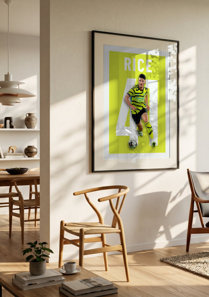 Declan Rice - Arsenal Football Poster