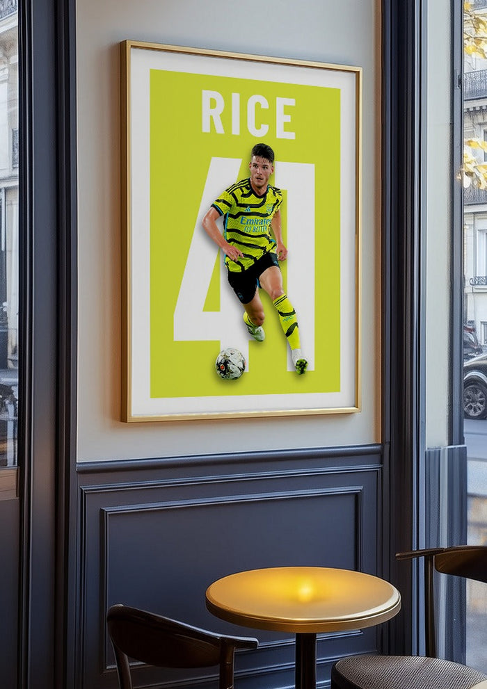 Declan Rice - Arsenal Football Poster
