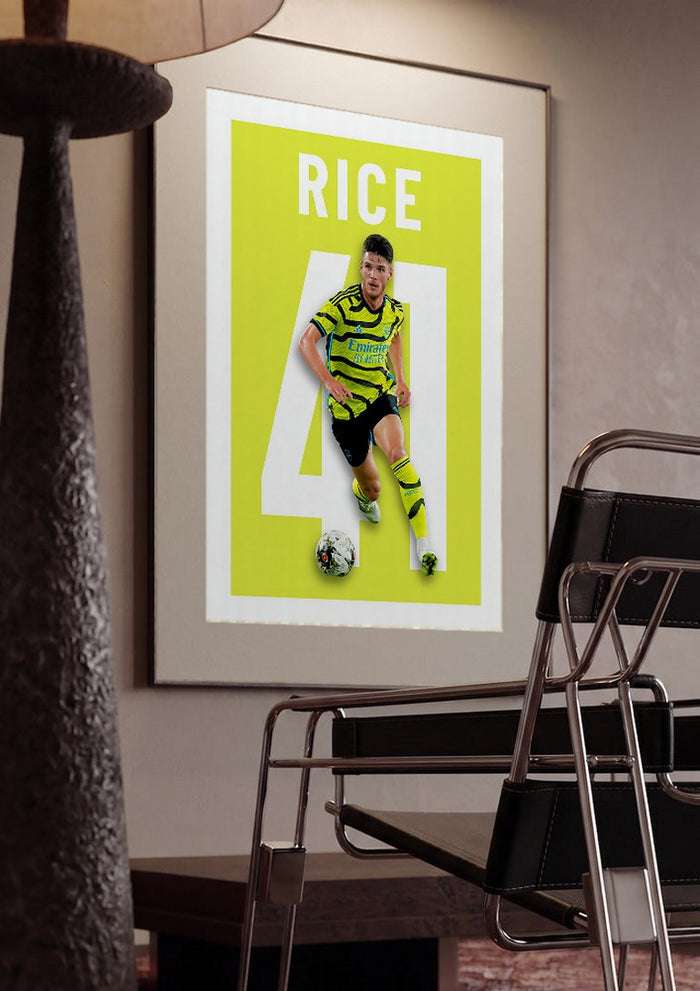 Declan Rice - Arsenal Football Poster