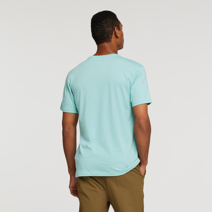 Desert View Organic T-Shirt - Men's, Sea Glass, Model James