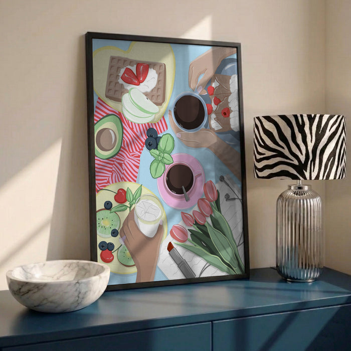 Dinner by Lisen Vennesland in interior setting