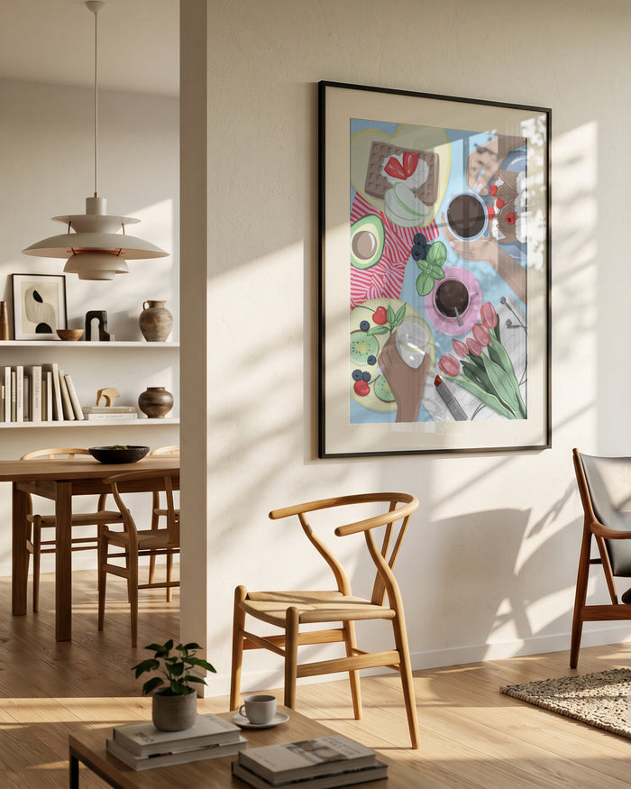 Dinner by Lisen Vennesland in interior setting