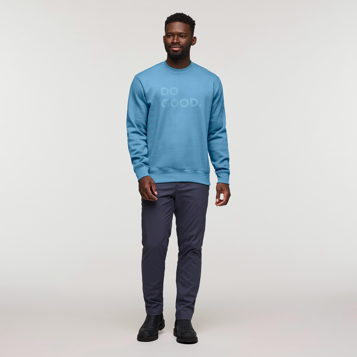 Do Good Crew Sweatshirt - Men's, Lake, Model Kirk