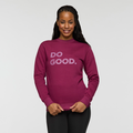 Do Good Crew Sweatshirt - Women's, Jam, Model Charlie