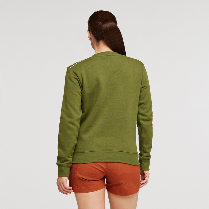Do Good Crew Sweatshirt - Women's, Pine, Model Aya
