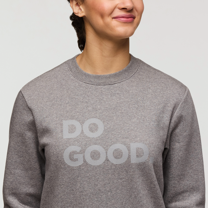 Do Good Crew Sweatshirt - Women's, Heather Grey, Model London