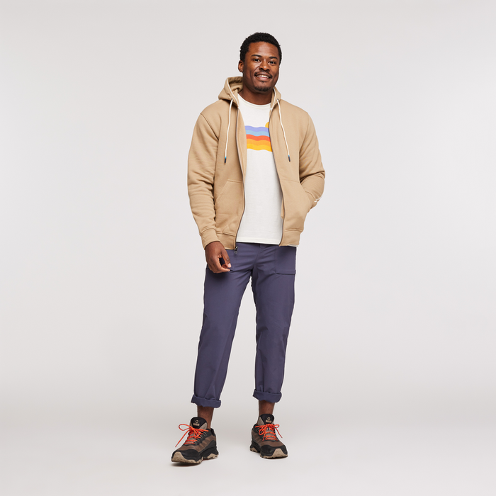 Do Good Organic Full-Zip Hoodie - Men's, Desert, Model Jeremy