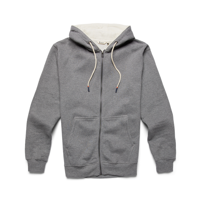 Do Good Organic Full-Zip Hoodie - Men's, Heather Gray