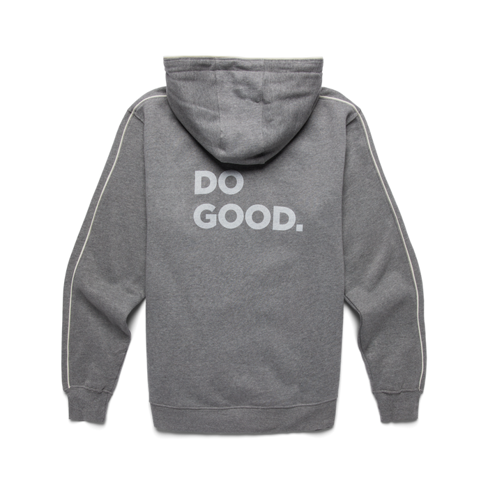 Do Good Organic Full-Zip Hoodie - Men's, Heather Gray