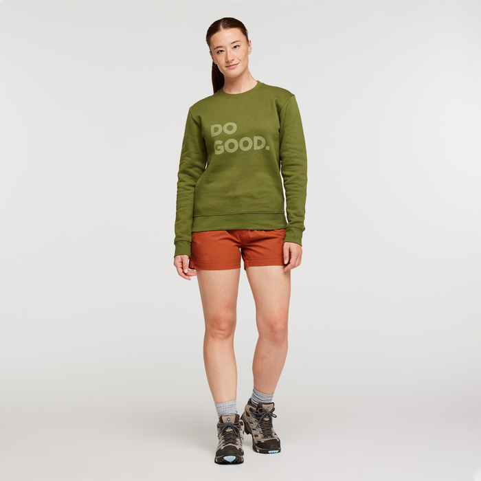 Do Good Long-Sleeve T-Shirt - Women's, Pine, Model Aya