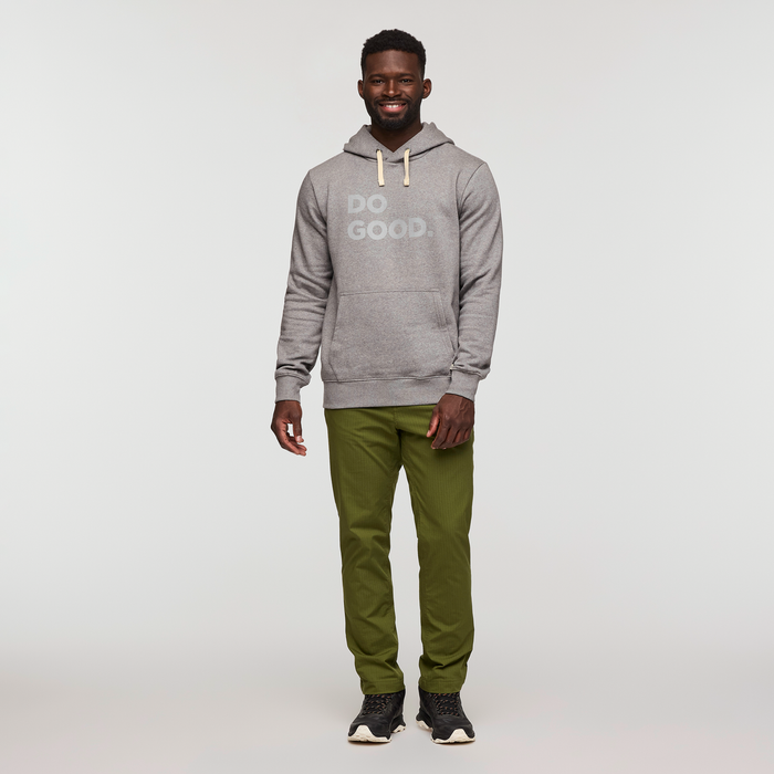 Do Good Pullover Hoodie - Men's, Heather Grey, Model Kirk