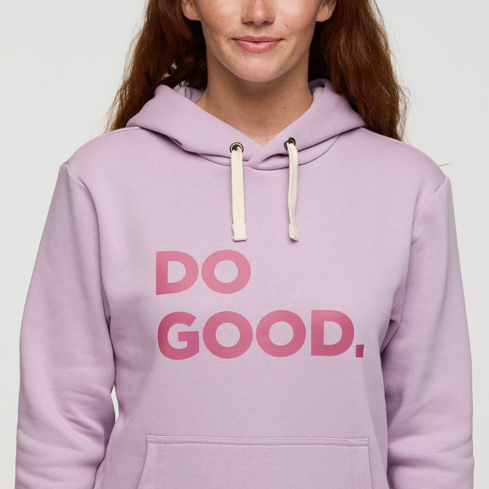 Do Good Pullover Hoodie - Women's, Antique, Model Caitlyn