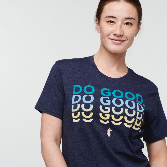 Do Good Repeat T-Shirt - Women's, Maritime, Model Aya